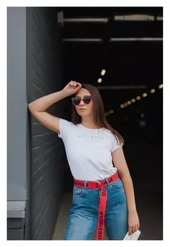 Ремень женский "Особенная": текстиль