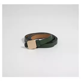 Ремень женский, ширина 1,4 см, гвоздик, цвет зелёный