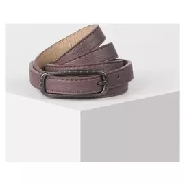 Ремень женский, ширина - 1,4 см, пряжка металл, цвет тёмно-сиреневый