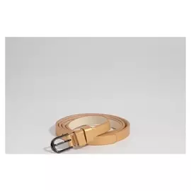 Ремень женский, ширина 1,4 см, винт, пряжка тёмный металл, цвет золотистый