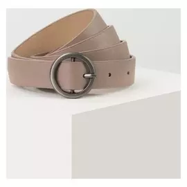 Ремень женский, ширина 2,3 см, гладкий, пряжка металл, цвет розовый