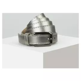 Ремень женский, ширина - 2,3 см, пряжка металл, цвет бронзовый