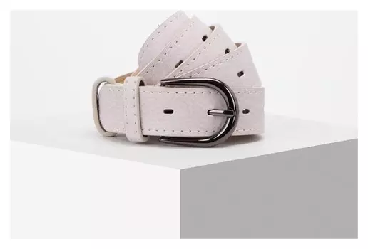 Ремень женский, ширина 2,8 см, пряжка тёмный металл, цвет светло-серый