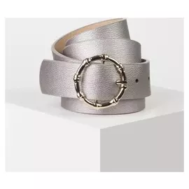 Ремень женский, ширина - 3,5 см, пряжка металл, цвет бронзовый