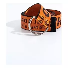 Ремень женский, ширина 3,5 см, пряжка металл, цвет оранжевый