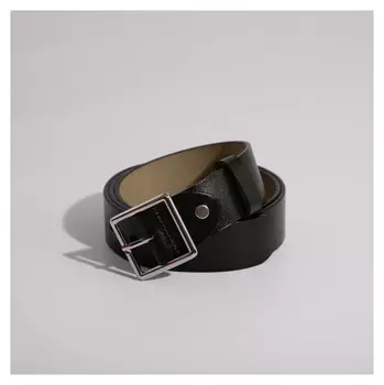 Ремень женский, ширина 3,5 см, винт, пряжка металл, цвет зелёный