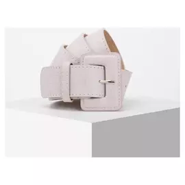 Ремень женский, ширина 4 см, винт, цвет светло-серый