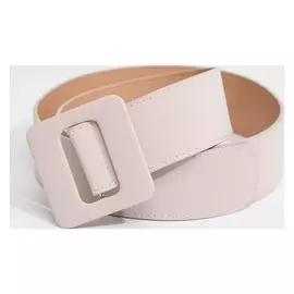 Ремень женский, ширина 7,8 гладкий, затяжка, цвет серый