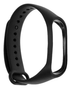 Ремешок для фитнес-браслета Mi Band 3/4 Luazon, черный