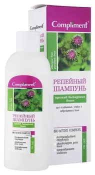 Репейный Шампунь для волос против выпадения без спирта парабенов и силиконов