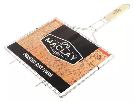 Решётка-гриль для мяса Maclay, нержавеющая сталь, размер 34 × 28,6 см