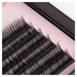 Ресницы для наращивания, 8 мм, толщина 0,07 мм, изгиб D