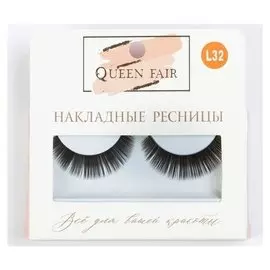 Ресницы накладные с клеем, цвет чёрный