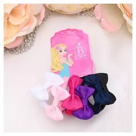 Резинка для волос "Бантик" (Набор 6 шт) классика