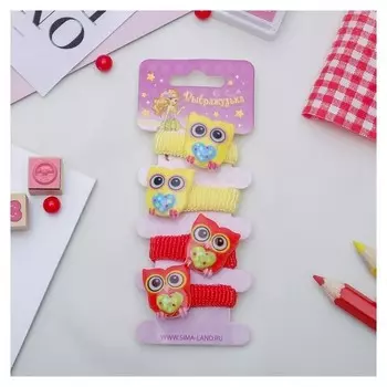 Резинка для волос "Кроха" совята