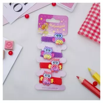 Резинка для волос "Кроха" совы