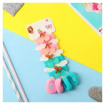 Резинка для волос "Лапочка" (Набор 8 шт) вишенки