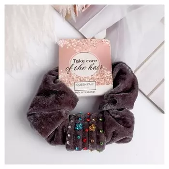 Резинка для волос "Орбита" пряжка, цветочки