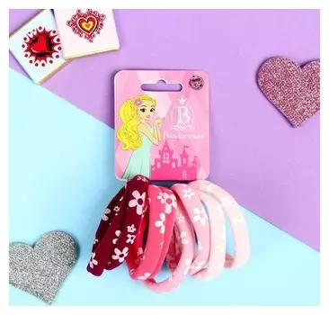 Резинка для волос "Синди" (Набор 8 шт) нежность ромашки