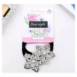 Резинка для волос "Загадка" (Набор 2 шт) цветок