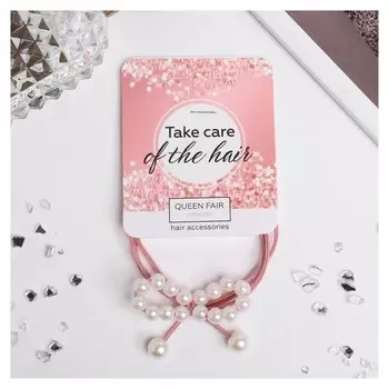 Резинка для волос "Жемчужный бантик"