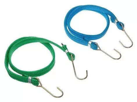 Резинка крепления Torso 1.75х80 см, металлические крючки, набор 2 шт