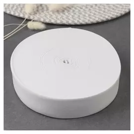 Резинка вязаная, 40 мм, 25 ± 2 м, цвет белый