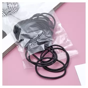 Резинки для волос чёрные (Набор 30 шт.)