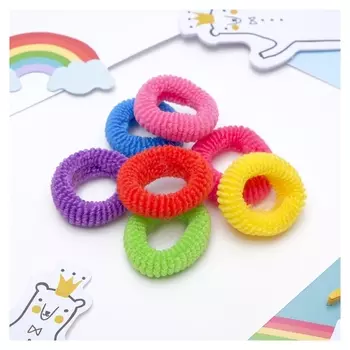 Резинки для волос "Махрушка" (Набор 30 шт.)