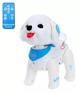 Робот «Милый щенок», с дистанционным управлением, русский чип, св. эффекты