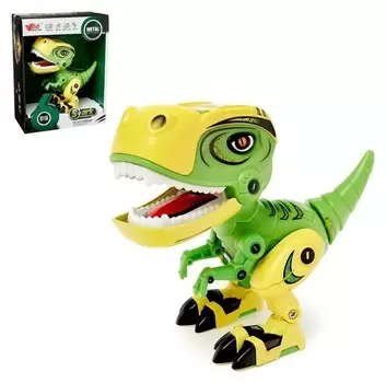 Робот Минизаврик, реагирует на прикосновение, световые и звуковые эффекты