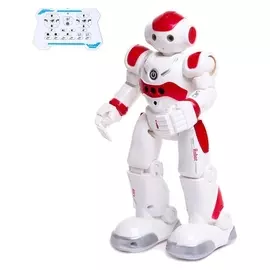 Робот «Робо-друг», с дистанционным и сенсорным управлением, русский чип, цвет красный