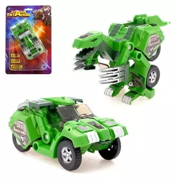Робот с трансформацией «Динобот», световые и звуковые эффекты, цвета зелёный