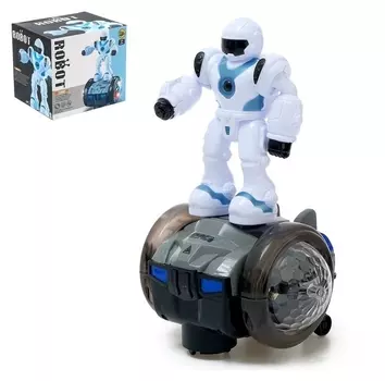 Робот со световыми и звуковыми эффектами на батарейках Патрульный