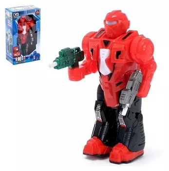 Робот Стрелок световые и звуковые эффекты 9,5x5х20 см