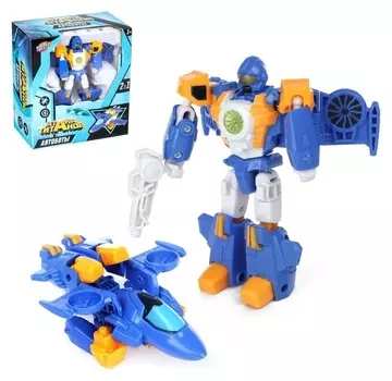 Робот-трансформер Авиабот синий