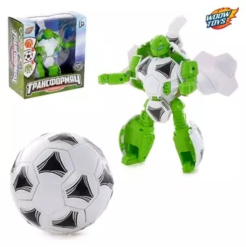 Робот-трансформер Мяч футбольный с наклейками