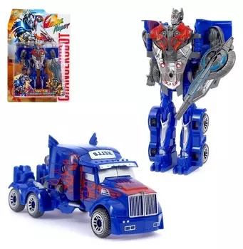 Робот-трансформер Оптимус с бластером