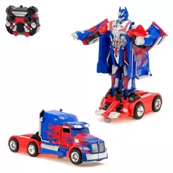Робот-трансформер радиоуправляемый Автобот с аккумулятором, заряд от USB