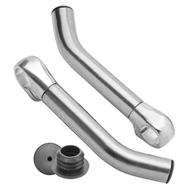 Рога на руль Blf-c2 алюминиевые, цвет серебристый