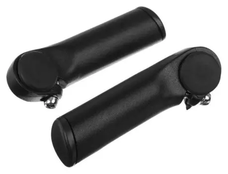 Рога на руль короткие, анатомические, сталь