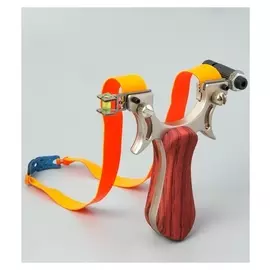 Рогатка деревянной ручкой, с лазерным целеуказателем