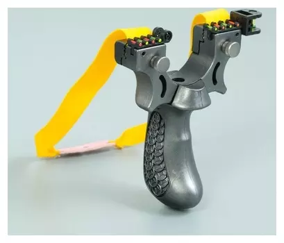 Рогатка металлическая черная