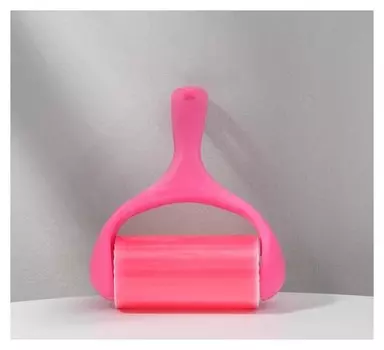 Ролик для чистки одежды силиконовый 18х14х6см