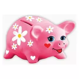 Роспись керамической копилки «Свинка»