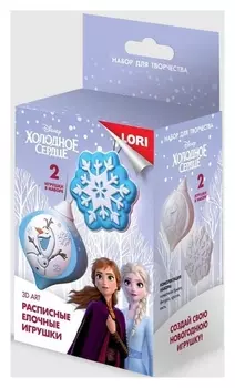 Роспись ёлочных игрушек «Олаф»