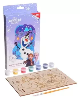 Роспись по дереву. ёлочные игрушки «Олаф»