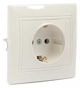 Розетка Венера, 16 А, белая