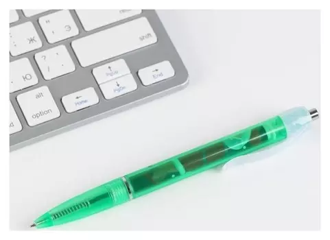 Ручка-флажок «С новым годом», пластик, синяя паста, 0,8 мм