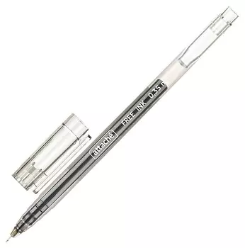 Ручка гелевая Attache Free Ink, 0,35мм, черный, неавт, б/манж.